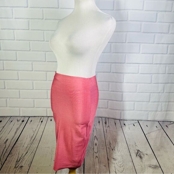WOW Couture Pink Bandage Pencil Skirt - Size Small - Picture 5 of 16